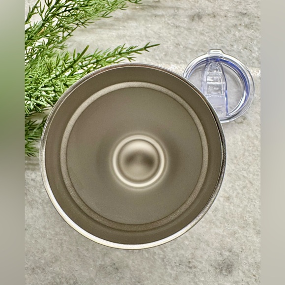 New Christmas Tree Snack Cake Pink Stainless Steel Metal Travel Cup Tumbler 20oz - Picture 7 of 8